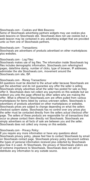 stoochseals privacy