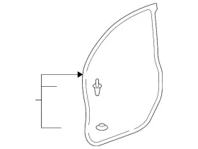 72310-stx-a01 Acura Genuine Weatherstrip R Front Door 72310-stx-a01 Acura Genuine Weatherstrip R Front Door