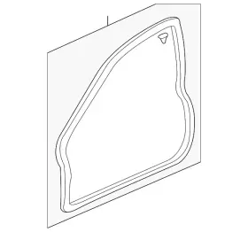 72350-s0k-a01 Acura Genuine Weatherstrip L Front Door 72350-s0k-a01 Acura Genuine Weatherstrip L Front Door