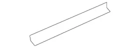 Acura 72827-tx4-a01 Genuine Lower Weather-strip