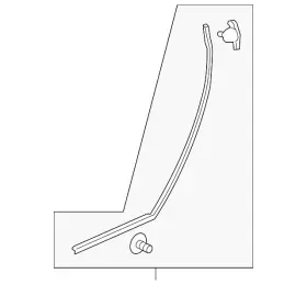 72829-tz3-a01 Acura Genuine Sub-seal R Rear Door Lower 72829-tz3-a01 Acura Genuine Sub-seal R Rear Door Lower