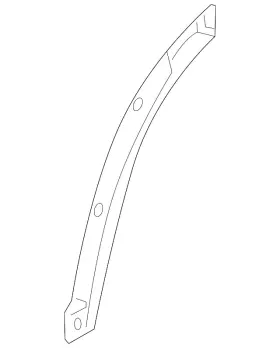 72985-tx4-a01 Acura Genuine Seal L Rear Door Wheel Arch