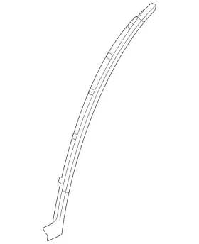 85153425 Acura Genuine Rear Weather-strip 85153425 Acura Genuine Rear Weather-strip