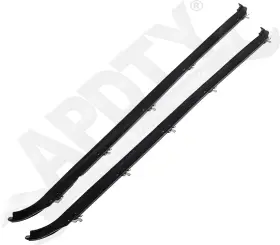 140096 Apdty Rear Outer Belt Weatherstrip Window Dew Wipe Sweep Seal Set