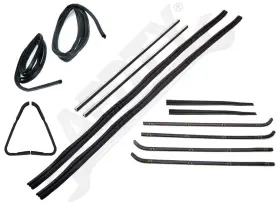 155090 Apdty Rubber Weatherstrip Door Window Dew Wipe And Vent Seal Kit