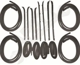 155092 Apdty Belt Weatherstrip Window Channel Kit 16-piece