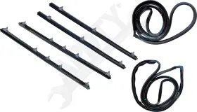 156699 Apdty 6 Pc Belt Weatherstrip And Door Seal Kit Front