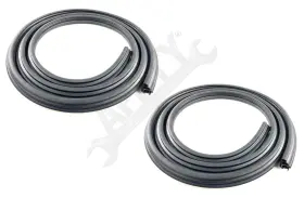 157355 Apdty Rubber Weatherstrip Door Seal On Body Kit Rear L And R Crew Cab