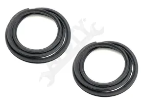 157359 Apdty Rubber Weatherstrip Door Seal On Body Kit Rear L And R Crew Cab