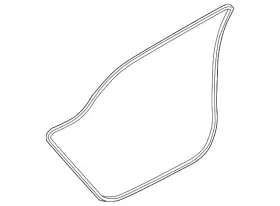 11a-837-701-a Audi Genuine Door Weather-strip
