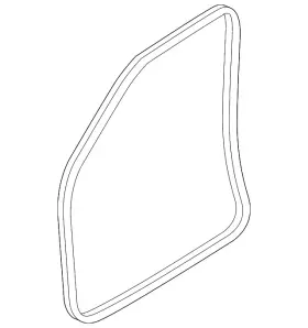 Audi 4h0-837-911-a Genuine Surround Weather-strip