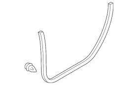 4h0-839-718-c Audi Genuine Door Weather-strip