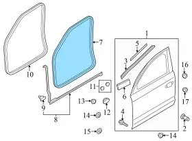 4h0837911 Audi 2011-2014 A8 Quattro - Front Door Seal / Weather Stripping Outer #3 4h0837911 Audi 2011-2014 A8 Quattro - Front Door Seal / Weather Stripping Outer #3