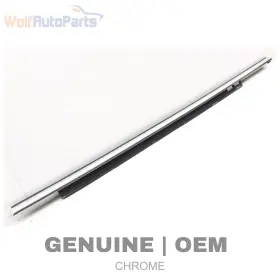 4h4853763a Audi 2011-2014 A8 Quattro - Rear Left Exterior Door Window Slot Seal / Trim