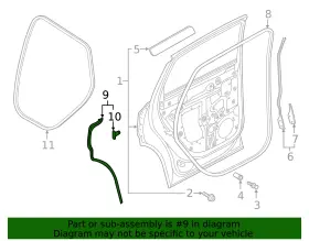 4ke-839-119-a Audi Genuine Seal #2