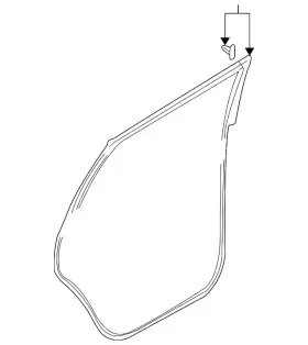4l0-839-911 Audi Genuine Door Weather-strip 4l0-839-911 Audi Genuine Door Weather-strip