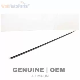 4m0853283 Audi 2016-2020 Q7 - Front Left Exterior Door Window Slot Seal / Trim