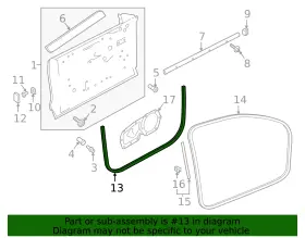4m8-837-911 Audi Genuine Door Seal #2