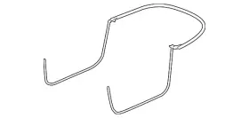 8j7-831-707-h Audi Genuine Weather-strip On Body