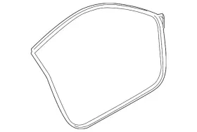 8j8-831-707-d Audi Genuine Surround Weather-strip