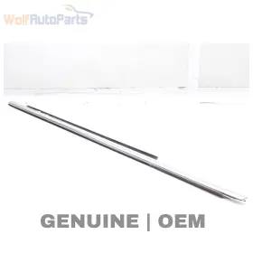 Audi 8r0853283e 2009-2012 Q5 8r - Front Left Exterior Door Window Slot Seal / Trim
