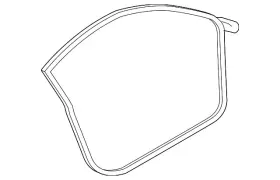 8s8-831-707-b Audi Genuine Surround Weather-strip