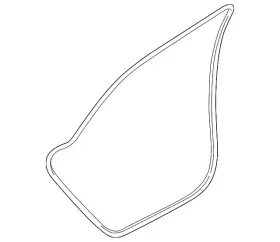 8v4-839-911-c Audi Genuine Door Weather-strip
