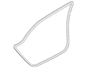 8w9-839-912-a Audi Genuine Door Weather-strip