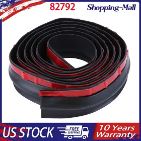 100xq Autoparts-shopping-mall 82792 For Leer Truck Cap Topper All Glass Rubber Rear Door Bottom Seal New