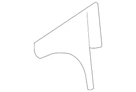 51-33-2-990-557 Bmw Genuine 2013-2015 X1 - Corner Pad