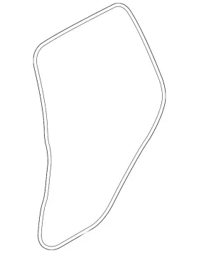 51-72-5-a50-8f0 Bmw Genuine Surround Weather-strip