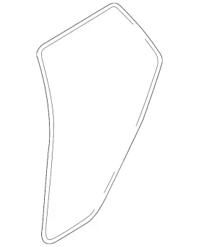 51-72-7-025-580 Bmw Genuine Surround Weather-strip 51-72-7-025-580 Bmw Genuine Surround Weather-strip
