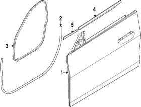 51-72-7-482-946 Bmw Genuine Weather-strip On Body