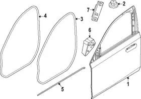 51-76-5-a05-8b5 Bmw Genuine Lower Seal
