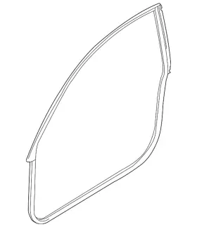 51-76-7-008-582 Bmw Genuine Opening Trim