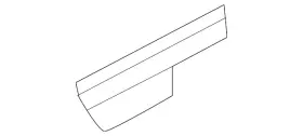 51-76-7-419-004 Bmw Genuine Upper Molding Seal