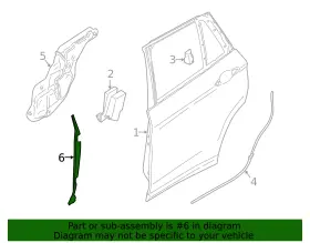 51-76-7-420-831 Bmw Genuine Front Weather-strip #2