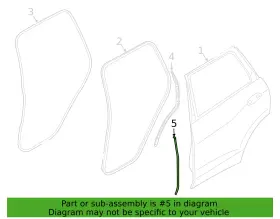 51-76-7-428-706 Bmw Front Weather-strip -