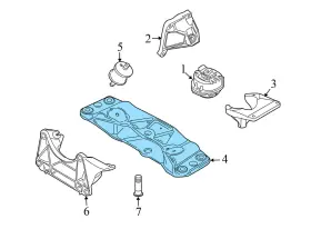 51227008039 Bmw 2002-2005 745li - Rear Door Seal / Weather Stripping 7008039 #2