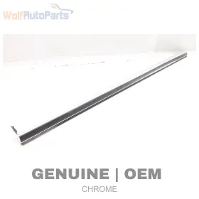 51337336009 Bmw 2016-2022 750i Xdrive G12 - Front Left Exterior Door Window Slot Seal / Trim