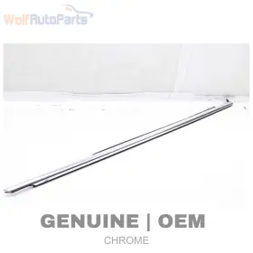 51337336958 Bmw 2018-2020 530e G30 - Front Right Exterior Door Window Slot Seal / Trim