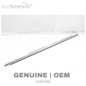 51357381847 Bmw 2018-2020 530e G30 - Rear Left Exterior Door Window Slot Seal / Trim