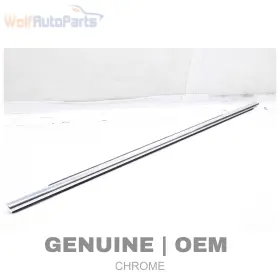 51357381848 Bmw 2018-2020 530e G30 - Rear Right Exterior Door Window Slot Seal / Trim