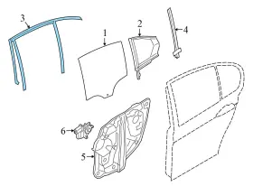 51357407406 Bmw 2019-2024 330i G20 - Rear Right Door Window Glass Channel / Seal 7407406 #3 51357407406 Bmw 2019-2024 330i G20 - Rear Right Door Window Glass Channel / Seal 7407406 #3