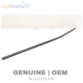 51357420839 Bmw 2018-2025 X2 28i F39 2.0l - Rear Left Exterior Door Window Slot Seal / Trim