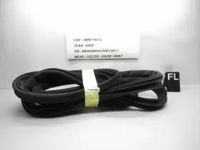 51727044945 Bmw 2002-2005 745li Left Front Door Body Seal Weather Strip Oem