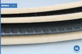 7044955 Bmw 02-08 750li E66 Lwb Rear Left Driver Door Interior Weather Strip Seal Oem #2