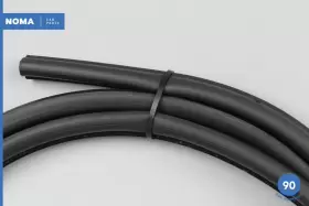 7122434 Bmw 04-10 535xi E60 E61 Rear Right Passenger Side Door Frame Weather Strip Seal #2