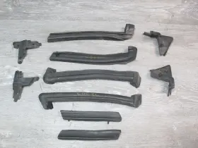 14100363 Chevrolet 86-96 Corvette C4 Convert Door Weatherstrip Lock Pillar Seal Set Oem