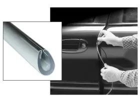 39-210 Cowles Products Protektotrim Chrome Full Size Door Edge Guard 50ft Reel